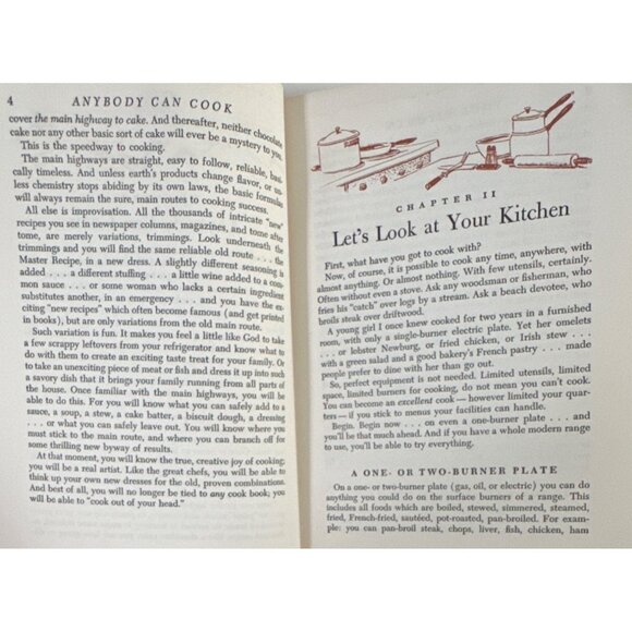 Vtg 1954 The Easy Way To Good Cooking Gwen French HC Cookbook Recipes First Ed - Picture 9 of 16